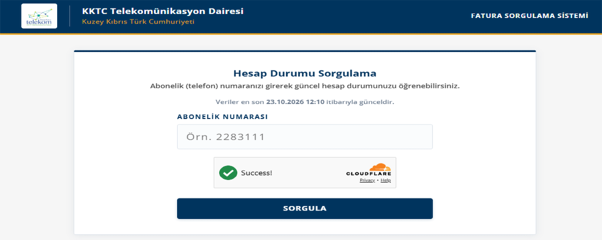 Abonelik Hesap Durumu Sorgulama